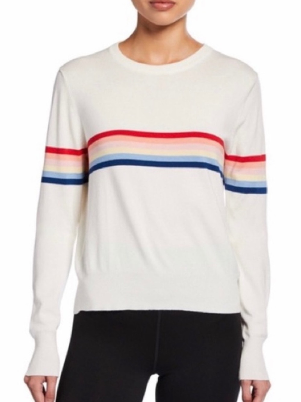 Spiritual Gangster x Madeleine Thompson Rainbow Sweater Large - Picture 2 of 13